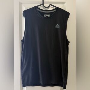 adidas Black Performance Sleeveless Training Top